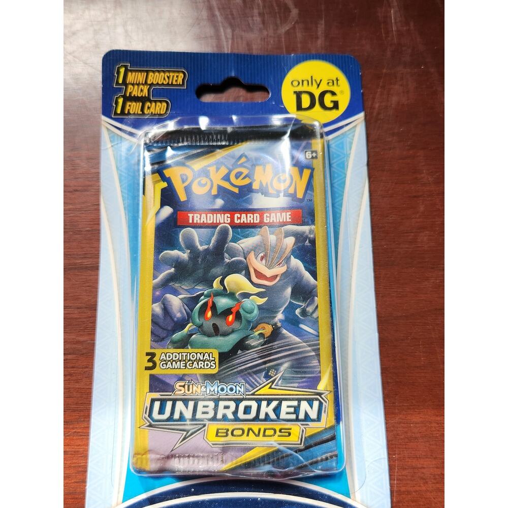 Pokémon Sun Moon Unbroken Bonds Dollar General Blister Pack Marshadow New Sealed